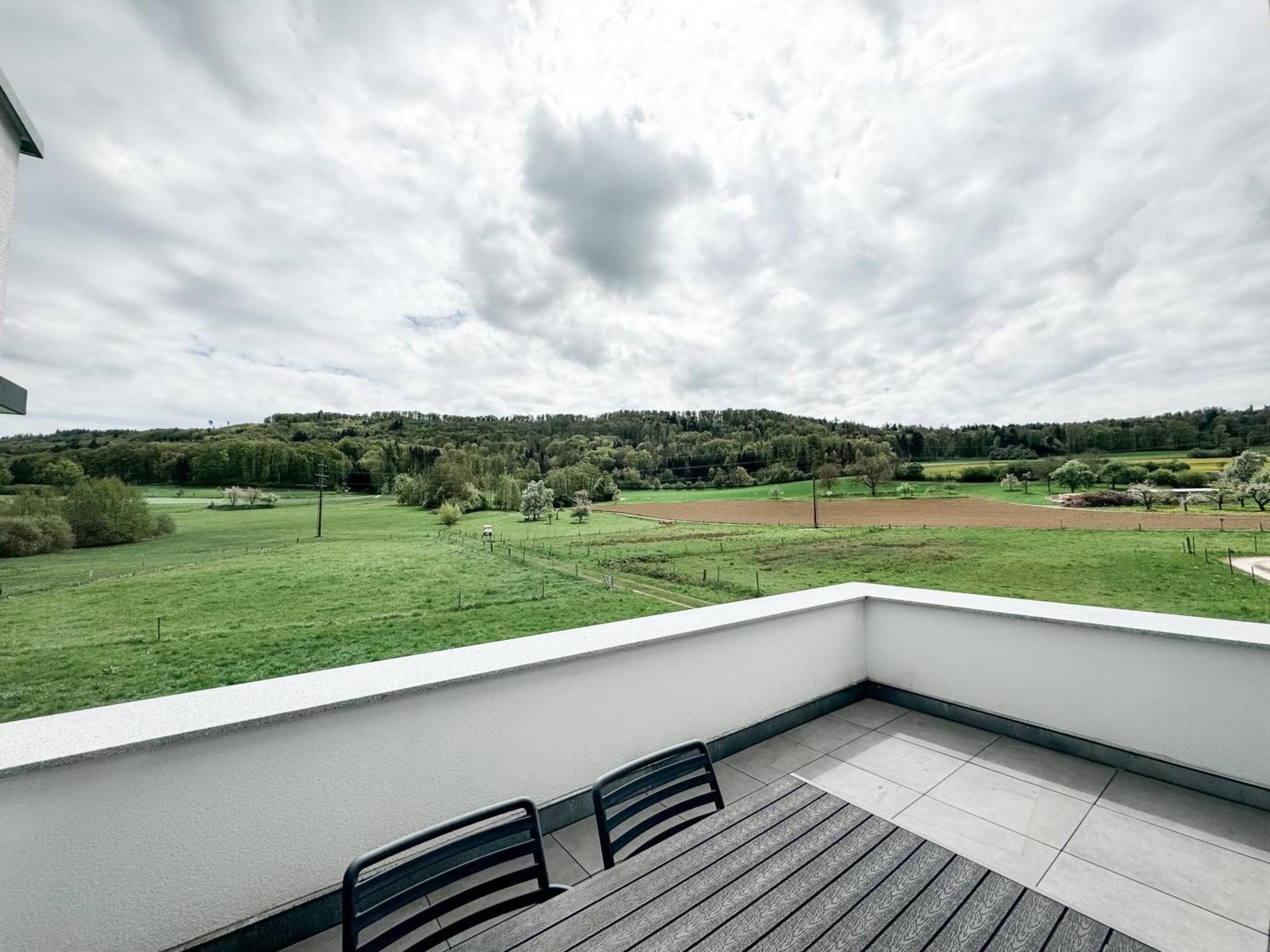 Wunderschöne helle Wohnung mit großer Dachterrasse Gottmadingen Exterior foto